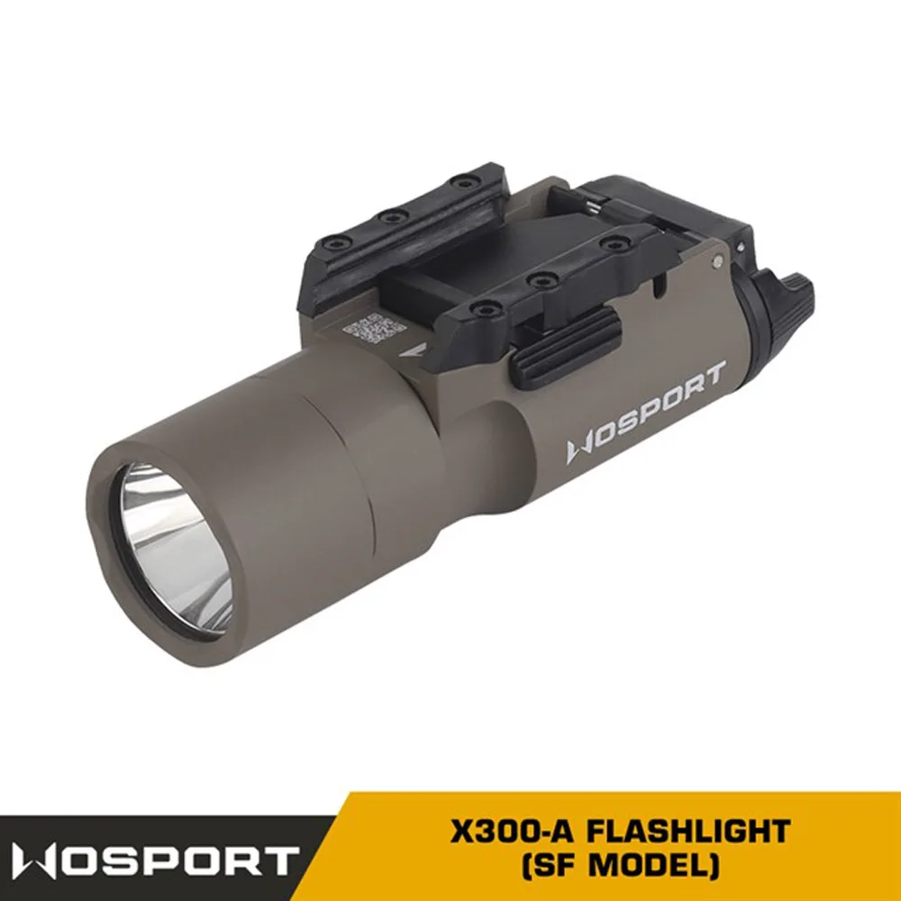 Linterna táctica Underhang X300-A (modelo SF), carcasa de aleación de 800 lúmenes, interruptores duales izquierdo y derecho - imagen 3