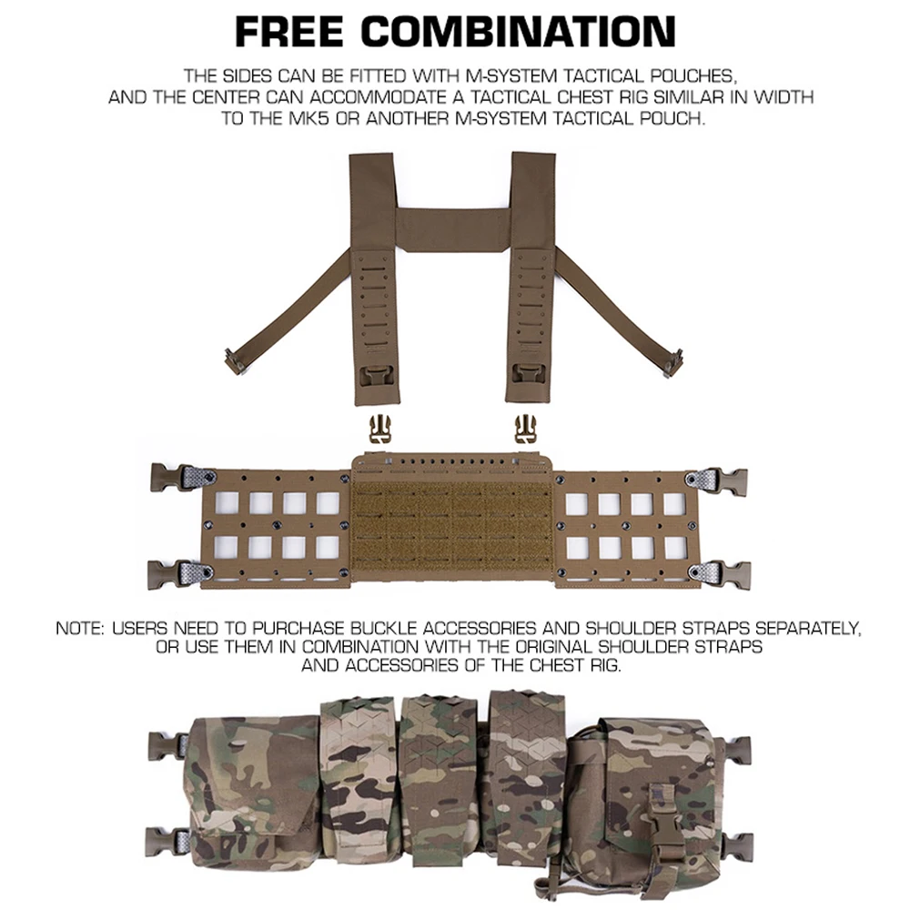 Plataforma de expansión MOLLE para chaleco táctico Chassis GP/SPUD - imagen 4