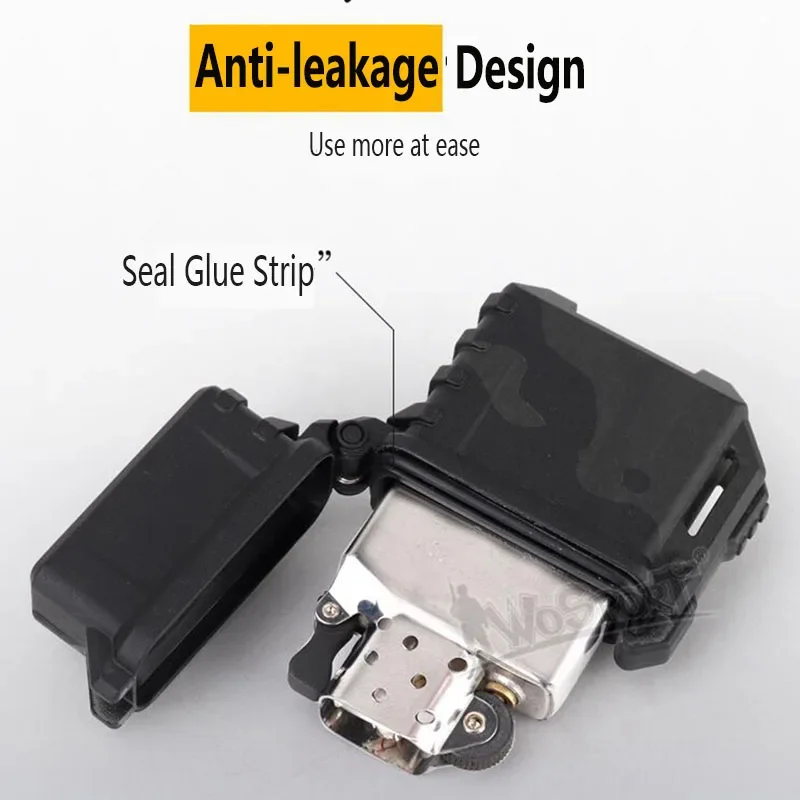 Caja de almacenamiento para encendedor táctico, contenedor organizador, soporte para tanque interior, impermeable, anticaída - imagen 5