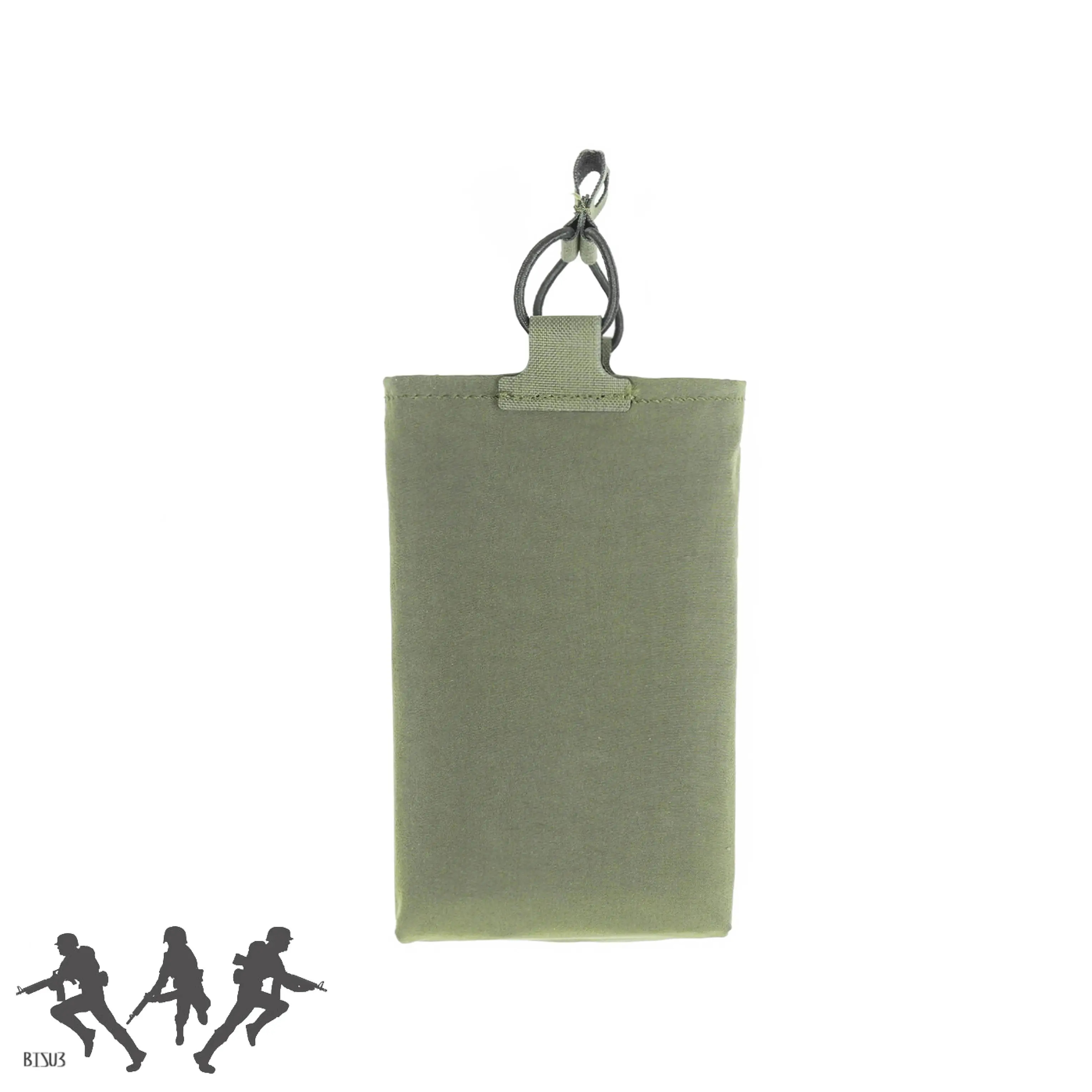 Bolsa de radio de camuflaje para exteriores, accesorio específico para el lado del tórax, versión de Castor, táctica Molle - imagen 3