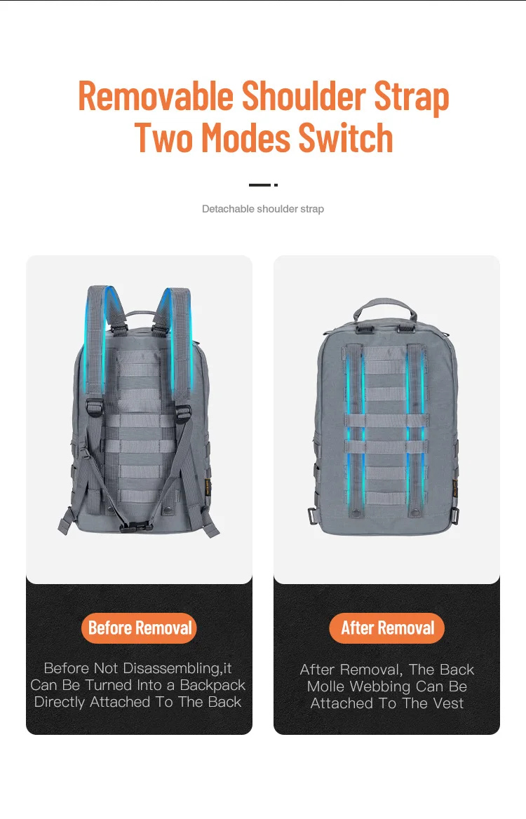 Mochila funcional - Aplicaciones múltiples