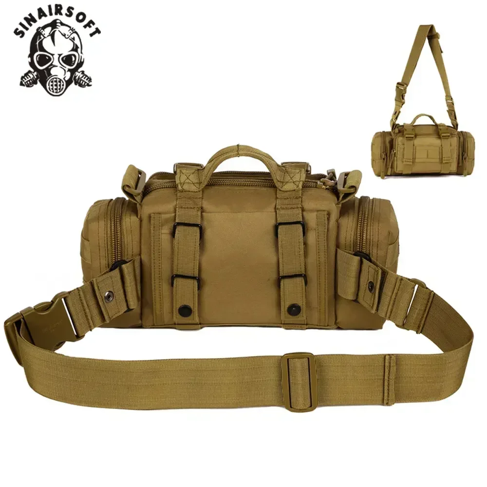 Riñonera de lona Molle, riñonera impermeable, bolsa para cámara EDC, bolsa de utilidad cruzada con correa para el hombro, transporte de mano - imagen 3