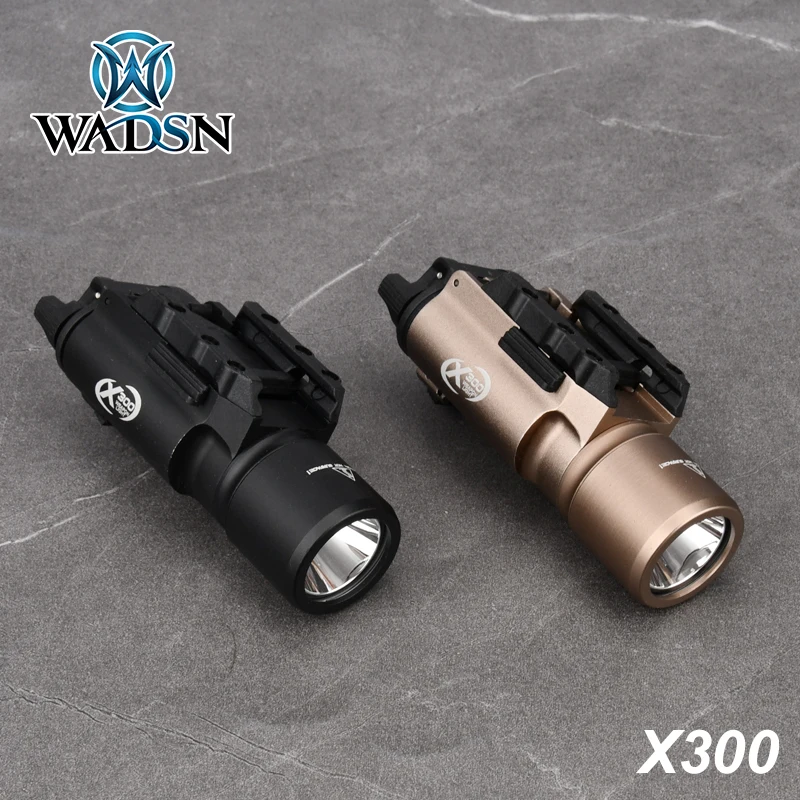 WADSN X300U Surefir X300 Ultra XH35 xu35 pistola colgante táctica, luz de explorador, Airsoft, arma, linterna, interruptor de doble función - imagen 3