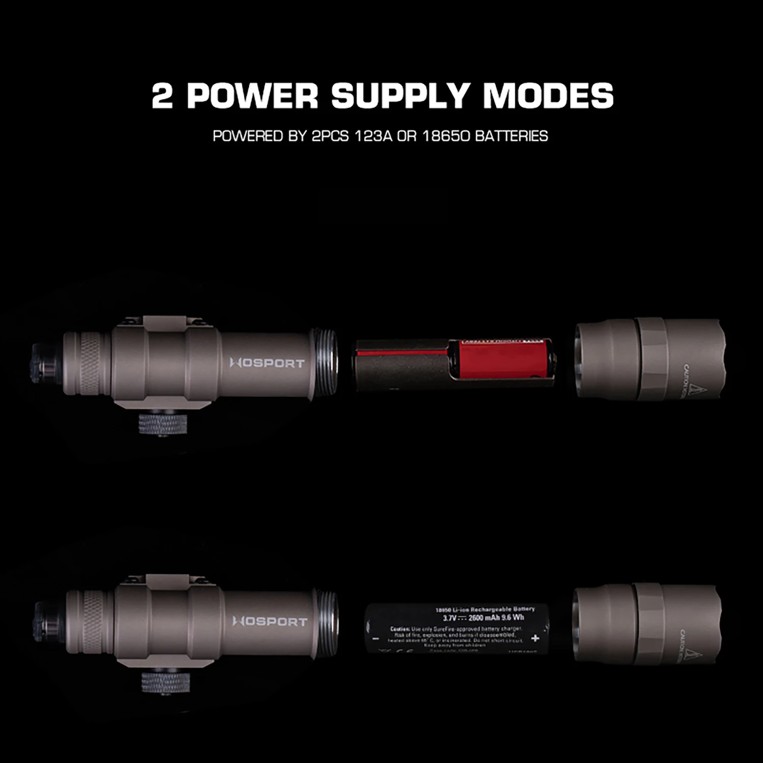 SF M600DF alta potencia 800 lúmenes Picatinny arma luz Rifle linterna con interruptor de cinta de alambre - imagen 3