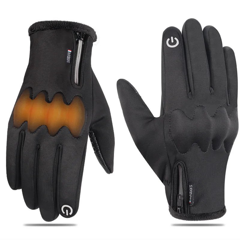 Guantes tácticos de lana a prueba de viento y cálidos para montar con pantalla táctil, guantes militares antideslizantes y absorbentes de golpes para hombres y mujeres - imagen 2