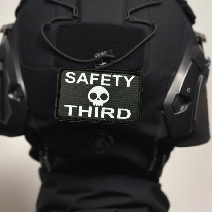 Parche táctico de SEGURIDAD, insignia de moral impresa, parche militar con gancho y bucle para mochilas militares, chaquetas y ropa - imagen 3