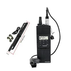 Radio táctica portátil AN/PRC148 con antena plegable y PTT U94PTT
