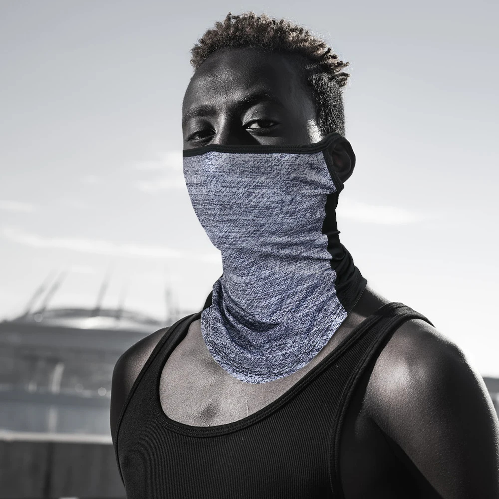 verano Pañuelo triangular deportivo para hombre y mujer, mascarilla de media cara, para correr, ciclismo, esquí, caza, Camping, senderismo, bicicleta deportiva pasamontañas de Snowboard - imagen 2