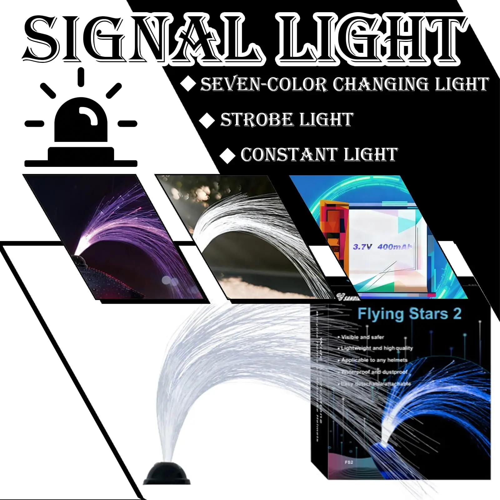 Casco táctico con luz señal, auriculares y soporte NVG para airsoft - imagen 3