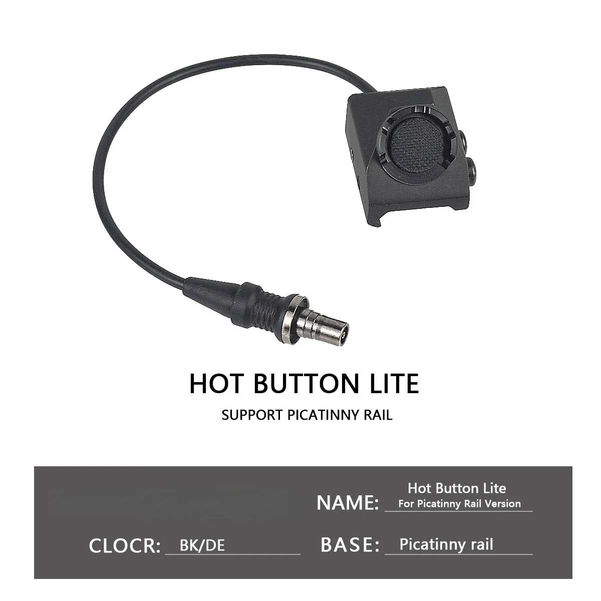 Unidad táctica Surefir M600 M600B M300 Airsoft interruptor de presión remota SFLED caza Rifle explorador arma linterna - imagen 4