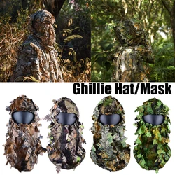 Máscara táctica ghillie 3D camuflaje jungla