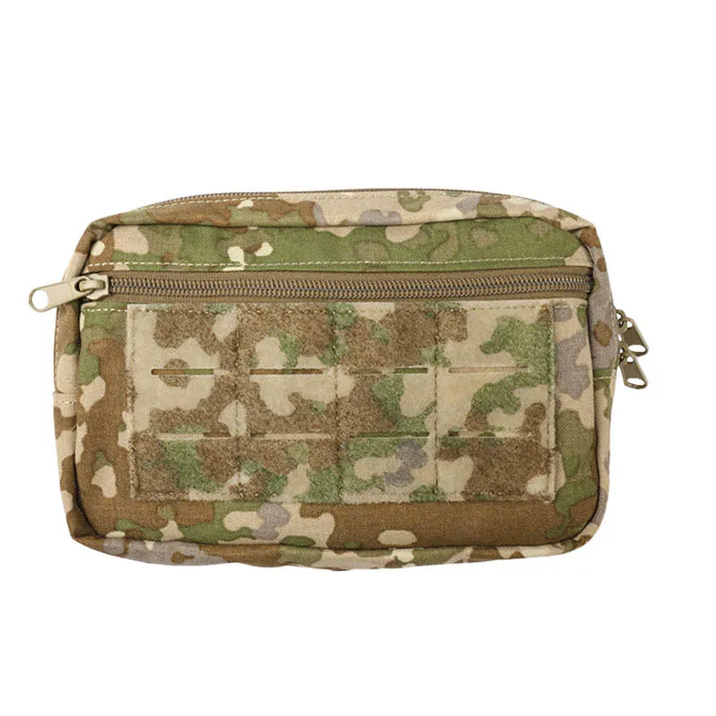 Bolsa organizadora táctica MOLLE compacta de nylon expandible
