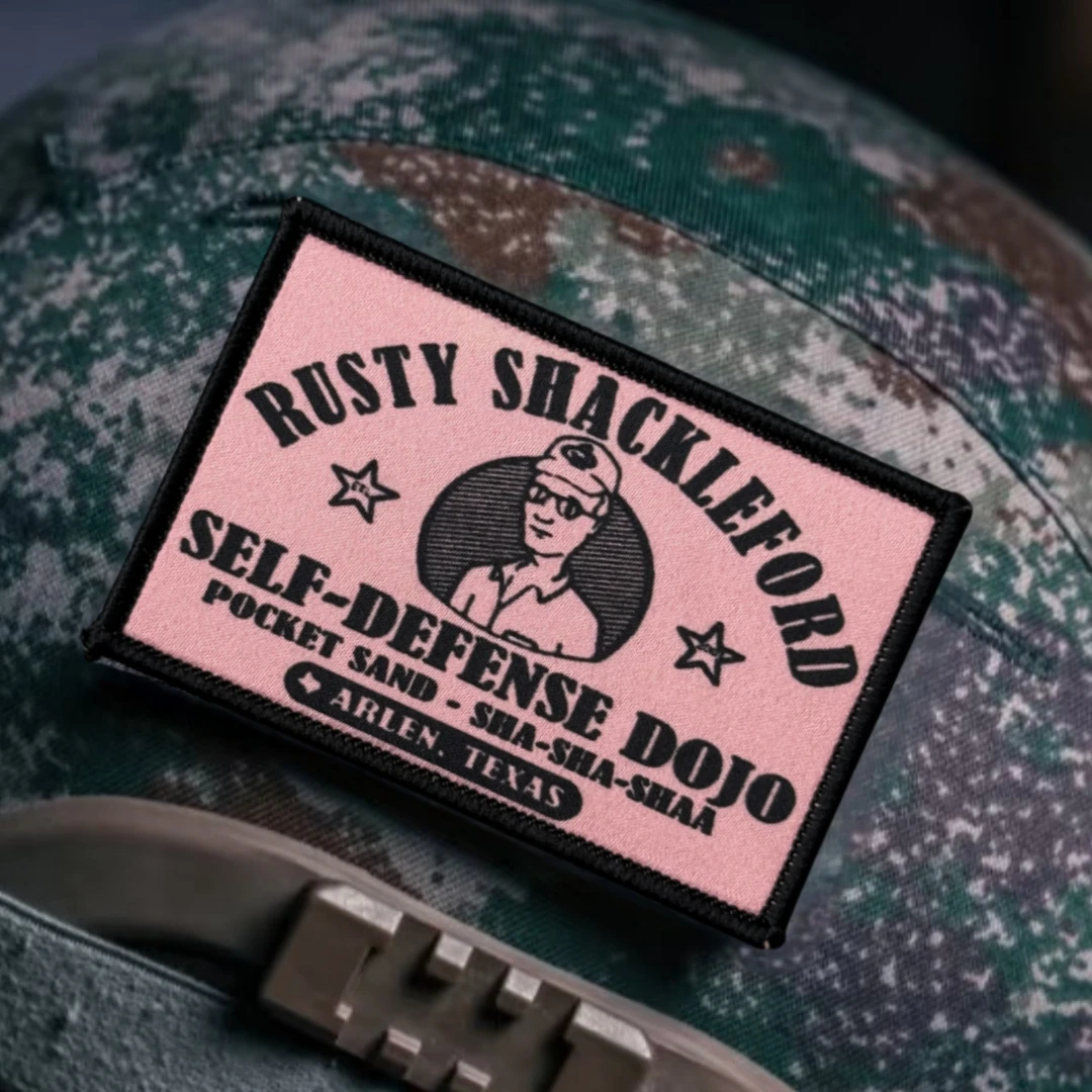 Parche táctico Rusty Shackleford Morale, brazalete militar personalizado, parches de gancho y bucle impresos para ropa, pegatina para mochila - imagen 5