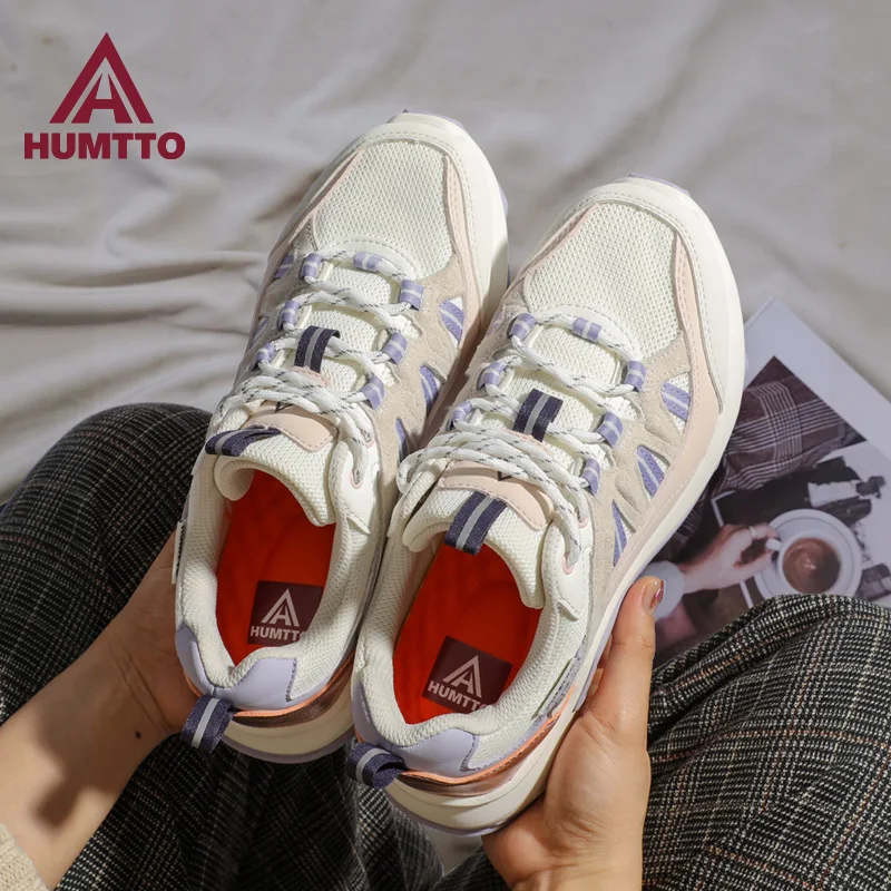 HUMTTO-zapatos de senderismo para hombre, zapatillas ligeras antideslizantes, transpirables, para escalada y montañismo, para exteriores, botines - imagen 2