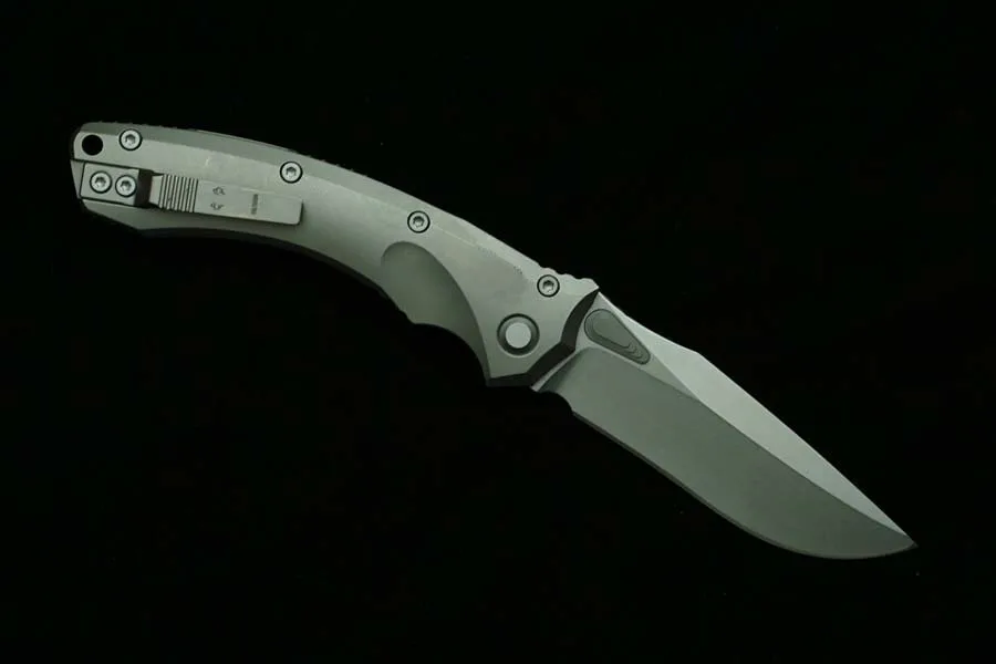 Cuchillo plegable EDC de acero M390 y mango de titanio - imagen 3