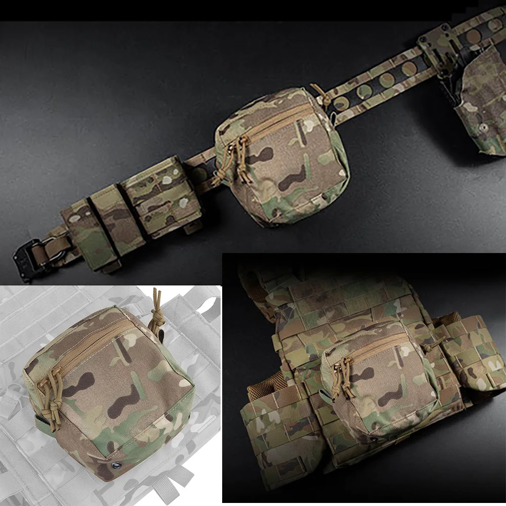 Nueva bolsa Molle táctica para exteriores, bolsa para cinturón de caza, bolsa pequeña GP, bolsa de utilidad ligera, almacenamiento 556 9mm CS, accesorios de caza - imagen 4