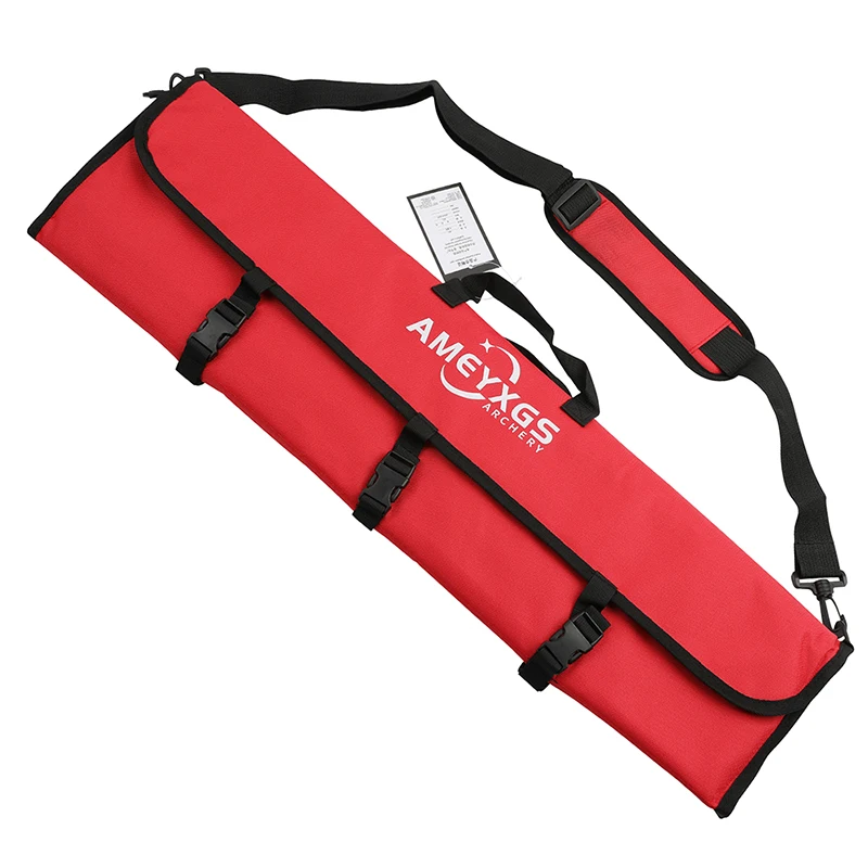 Bolsa de arco recurvo de lona, bolsa de almacenamiento de accesorios de caza, Plegable, portátil, con asa de hombro - imagen 4