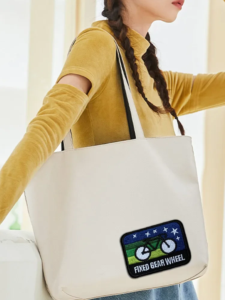 Parches bordados de dibujos animados para monopatín, accesorios de ropa, pegatinas de tela Punk, insignias - imagen 5