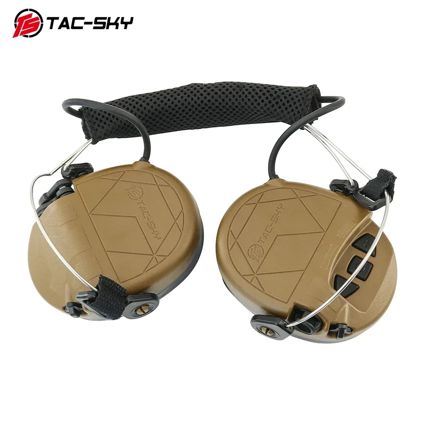 TS TAC-SKY nuevo TAC-302 IPSC diseño aéreo trasero cancelación de ruido auriculares de comunicación táctica con almohadillas de silicona - imagen 4