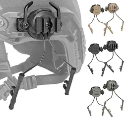 Soporte de riel para casco táctico – Adaptador auricular Airsoft ajustable