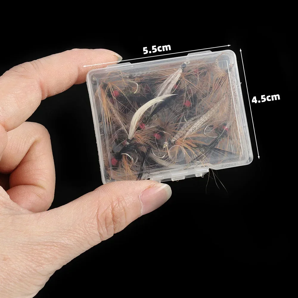 Pack de moscas secas variadas para pesca con mosca