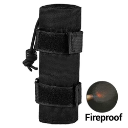 Cubierta de supresor de 6 ", funda protectora de barril resistente al calor para caza, funda protectora de silenciador, funda de protección térmica