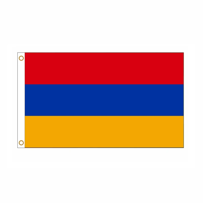 5 unids/lote bandera nacional de Armenia 90x150cm bandera de Armenia bandera nacional de la República de Armenia al por mayor - imagen 2