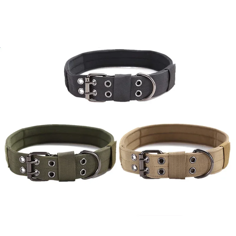 Arneses de Collar táctico para perros, correa elástica de nailon militar, suministros de entrenamiento para perros medianos y grandes, accesorios para mascotas - imagen 2