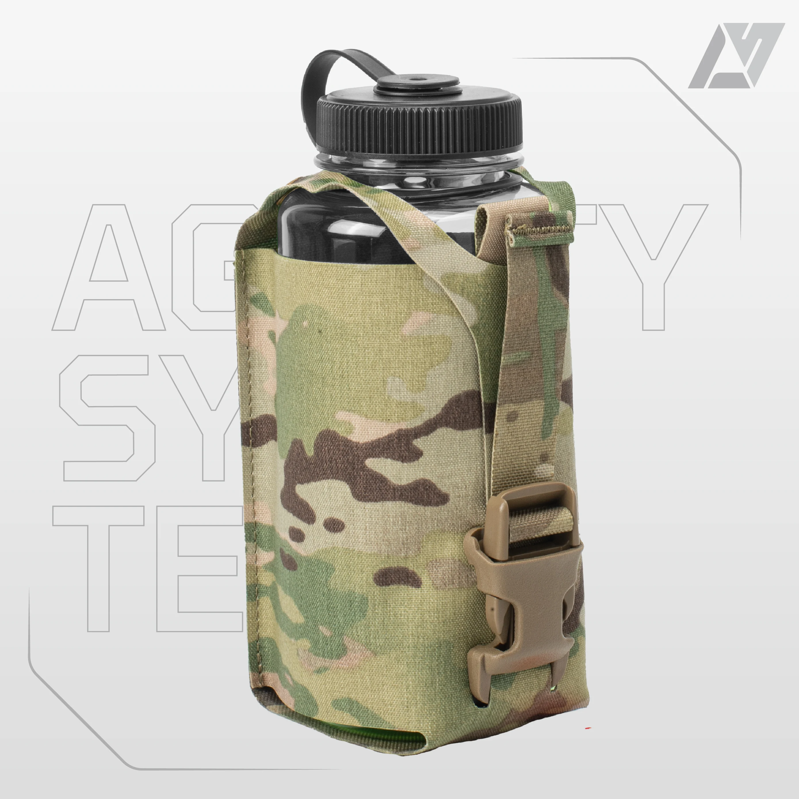 AS Smart System, replicación de cabeza de lobo SS, bolsa para botella de agua Nalgene, bolsa de accesorios tácticos - imagen 2