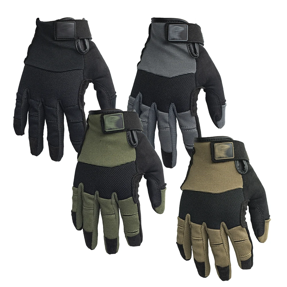 Guantes de tiro tácticos Alpha guantes de dedo completo transpirables ligeros antideslizantes pantalla táctil para acampar al aire libre montar - imagen 4