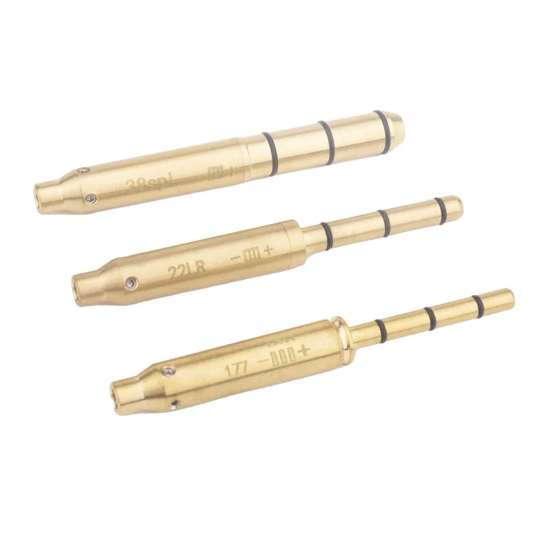 Mira de orificio láser para exteriores.22lr.177/22LR/.223/.17/. Colimador láser 38spl Cal Laser Boresighter 45ACP 9MM - imagen 5