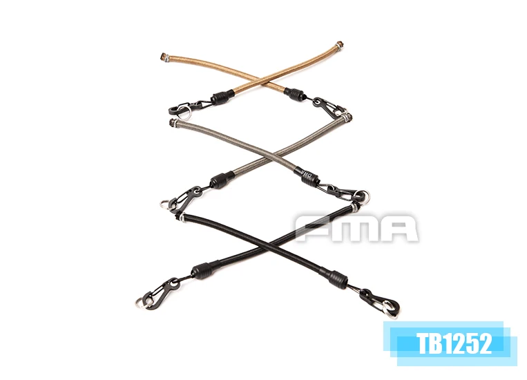 Gancho de cuerda de cordón de goma elástica de repuesto FMA para casco estilo ACH NVGs/VAS y ARCs - imagen 2