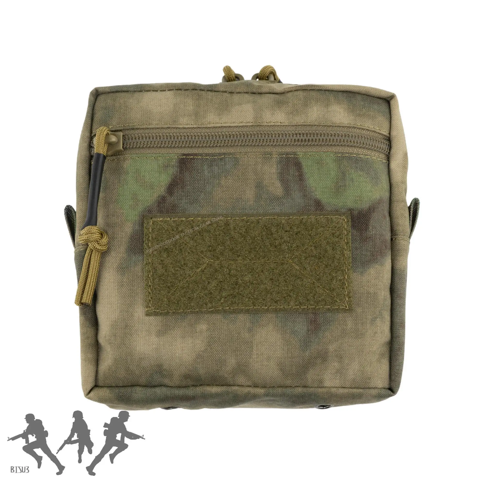 SS Bolsa táctica MOLLE cuadrada con cremallera lateral compacta - imagen 2