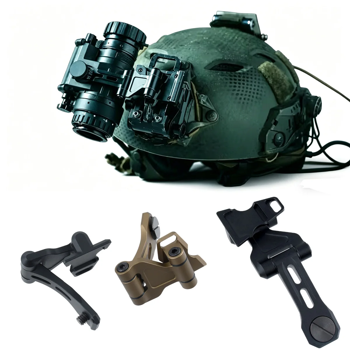 Wilcox soporte J-arm metálico para NVG AN/PVS-14 visión nocturna - imagen 2