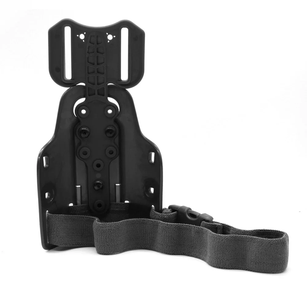 Plataforma táctica de pierna caída para G17 G19 Colt 1911 P226 USP, funda para muslo, adaptador de paleta, accesorios para pistola de caza - imagen 4