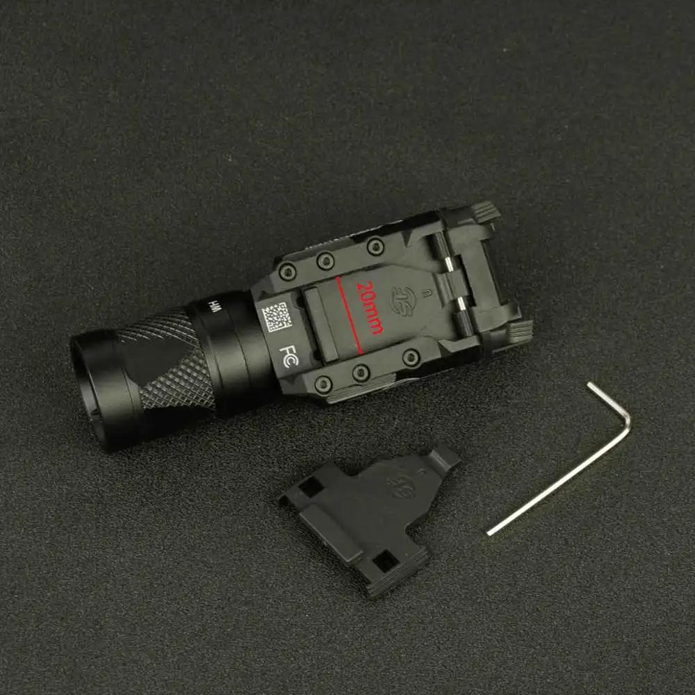 Pistola táctica X300V IR de 500 lúmenes, linterna para caza, Airsoft, Rifle de tiro, X300, X300U - imagen 5