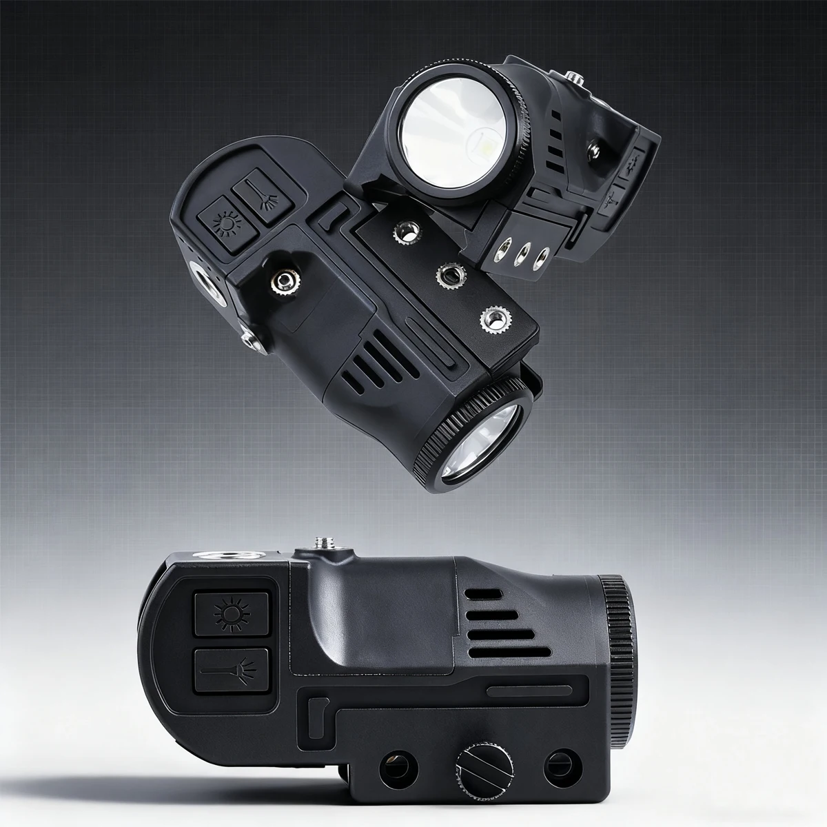 Linterna LED de carga magnética táctica RD/GN/BU Combo 500 lúmenes LS-L3 linterna recargable para luz de pistola lámpara estroboscópica - imagen 2