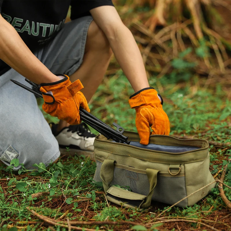 2Pcs/10Inch Outdoor Tent Nail Tent Pegs Heavy Duty Steel Tent Stakes for Camping Canopy Awning Tent Camping Tarp Accessories - imagen 2