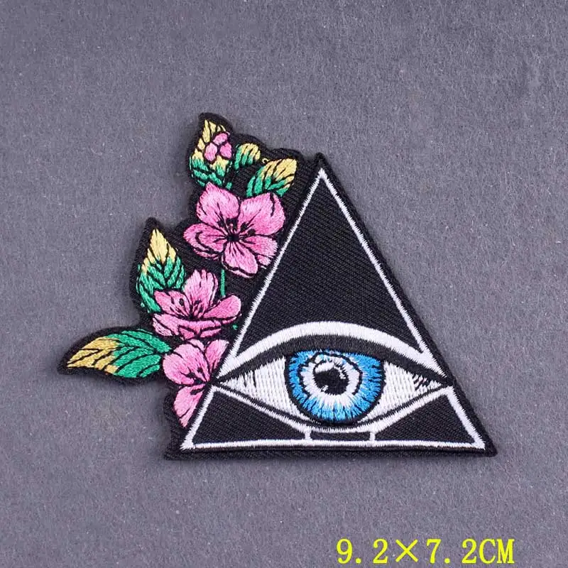 Parche de flores para planchar en la ropa, parches bordados de feminismo, eslogan DIY, insignias de hierro - imagen 3