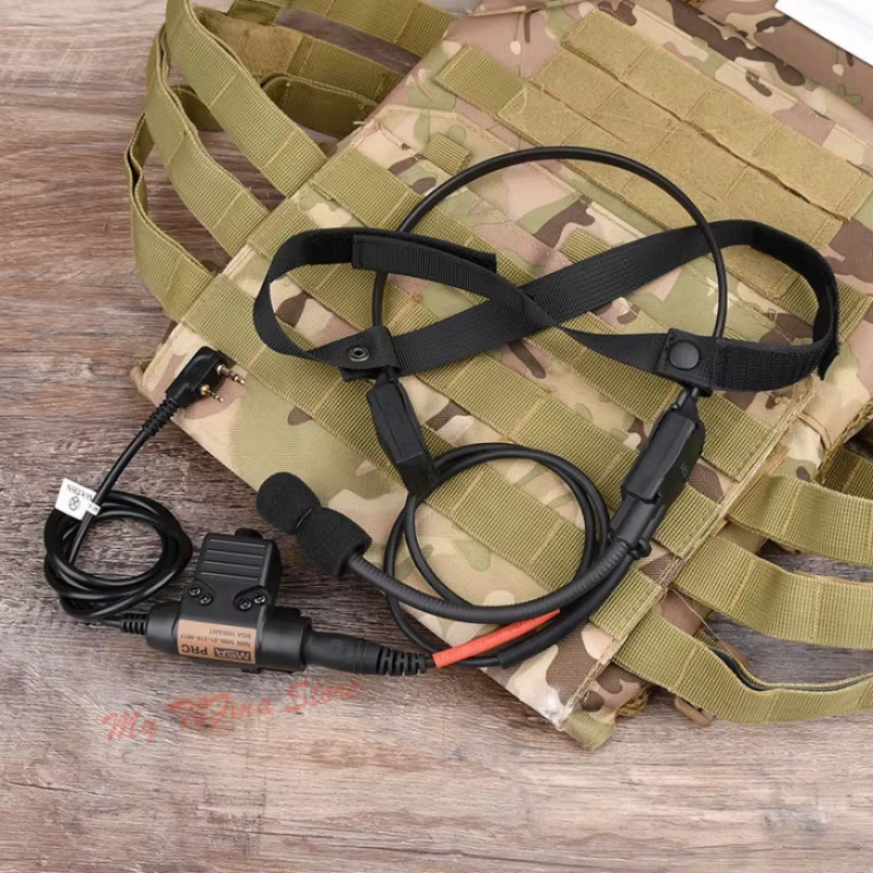 Auriculares tácticos MH180V de conducción ósea con micrófono impermeable - imagen 2