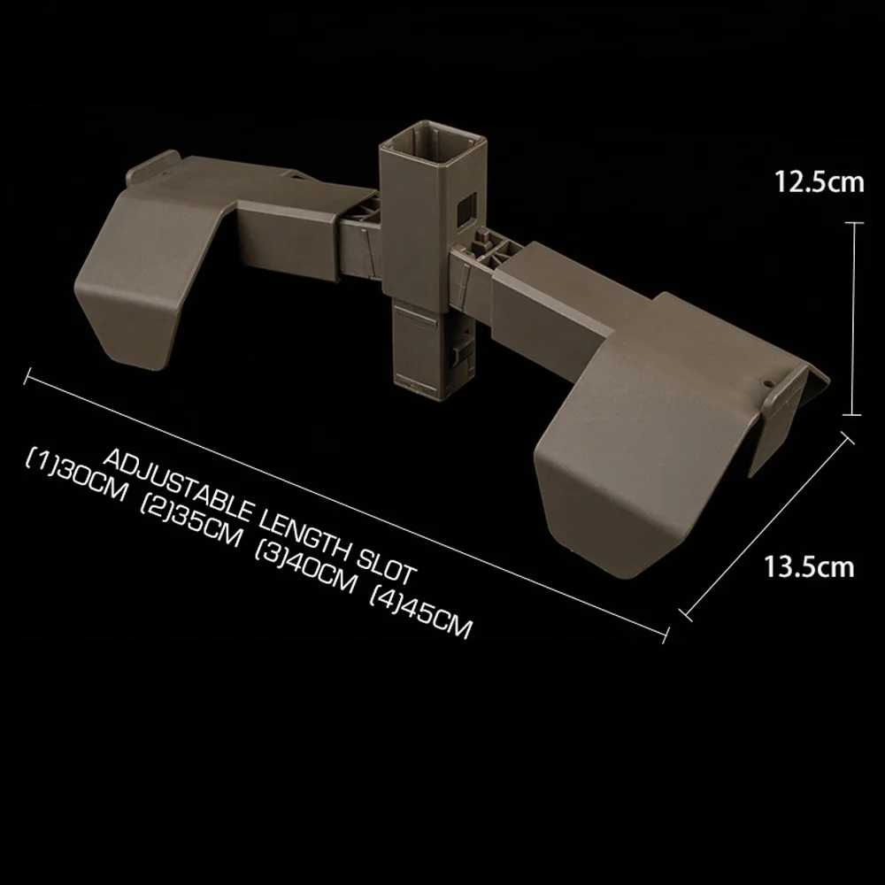 Soporte de exhibición de equipo táctico, chaleco Airsoft de combate de caza, soporte de placa, soporte de hombro/cintura, accesorios modulares - imagen 4