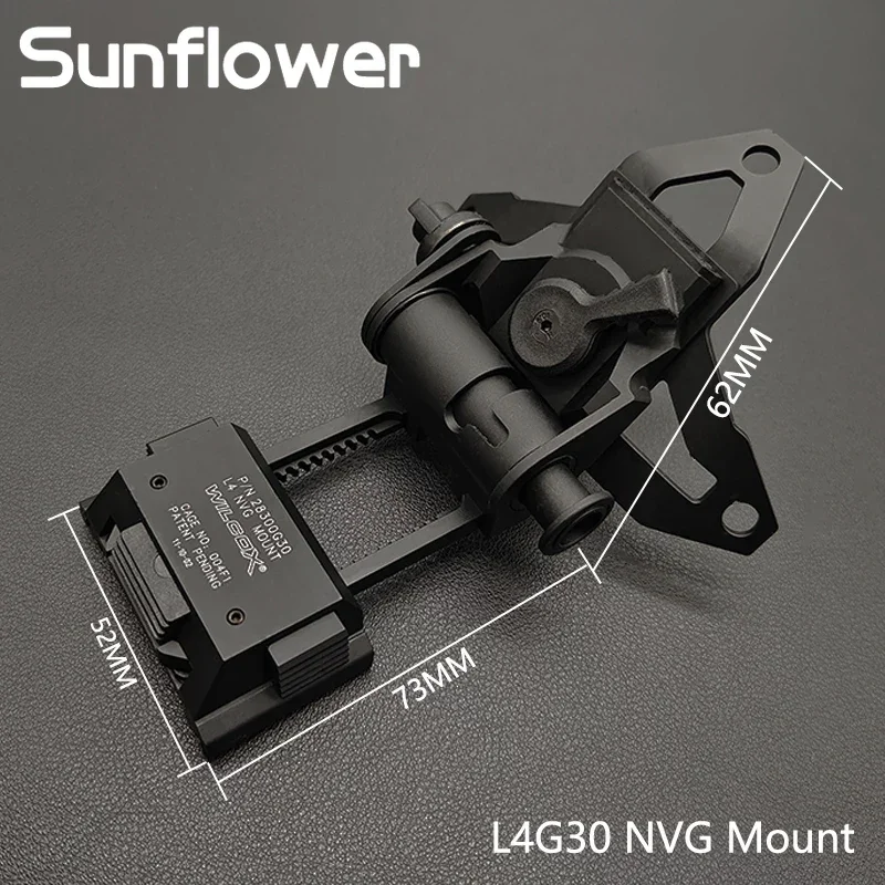 Adaptador NVG casco caza instalación rápida ajustable metálico - imagen 5