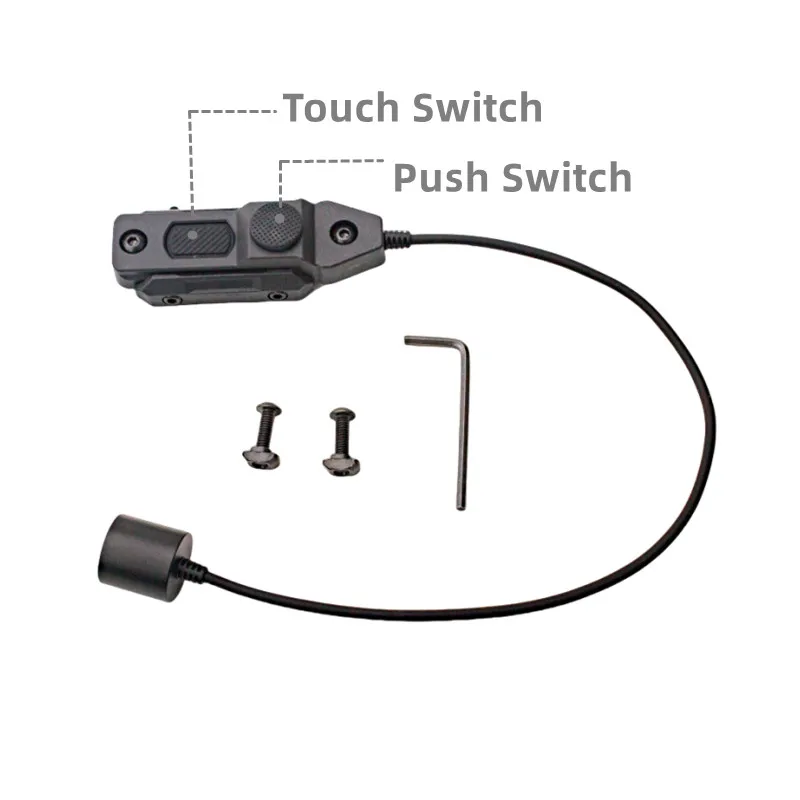 Mira láser roja con montaje en riel de 11 mm/20 mm con interruptor remoto para exteriores - imagen 2