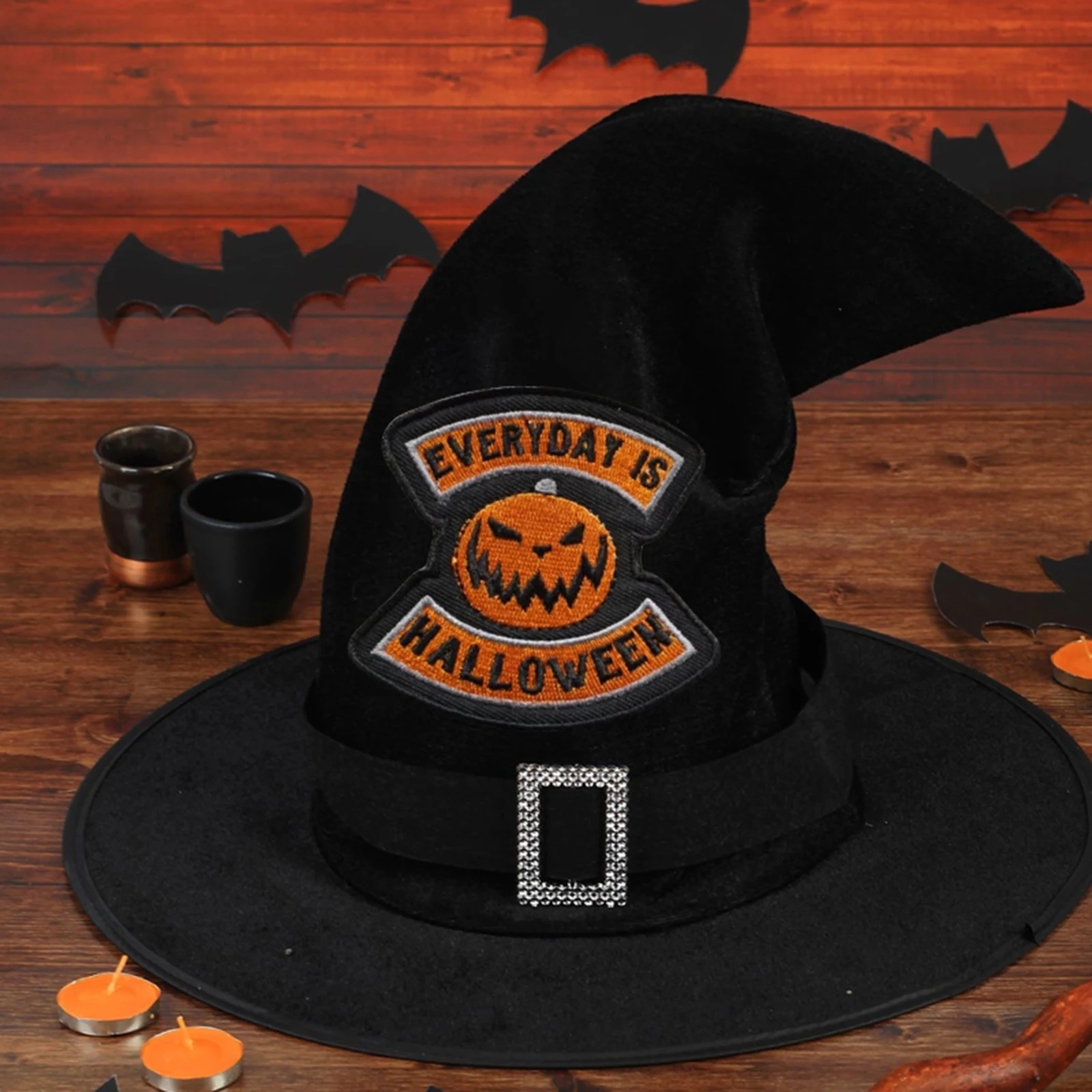 Parche bordado táctico de calabaza de Halloween para todos los días, parches divertidos de gancho y bucle, insignia de moral, pegatinas para mochila del ejército militar - imagen 4