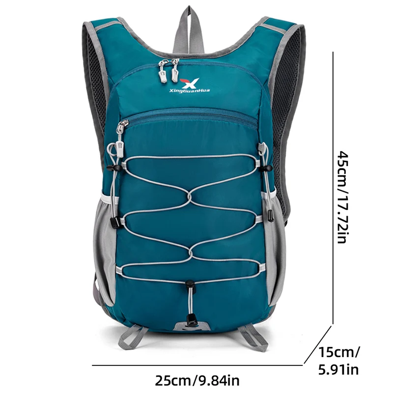 Mochila ligera para senderismo al aire libre, Camping, escalada, equipo deportivo, bolsa de agua, bolsa grande de viaje para Fitness, ciclismo, bolsa con cordón para hombre - imagen 4
