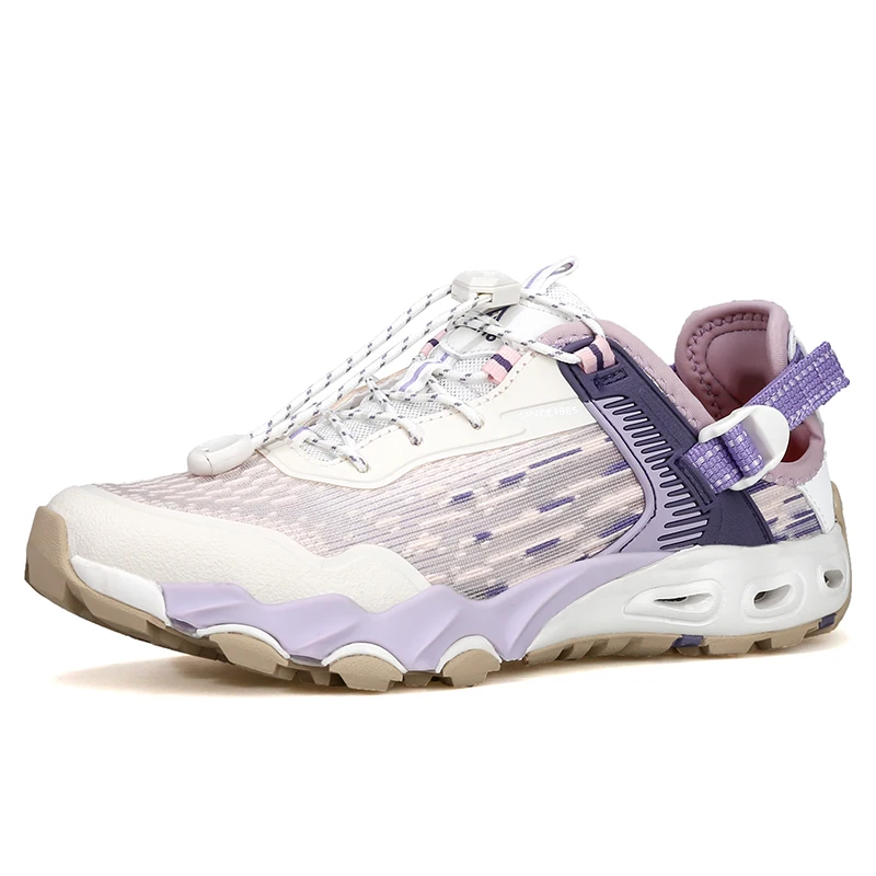 HUMTTO, zapatos Upstream para hombre, zapatos de agua para exteriores, zapatos acuáticos para vadear, zapatillas tobilleras de secado rápido de malla transpirable, zapatillas para caminar para mujer - imagen 5