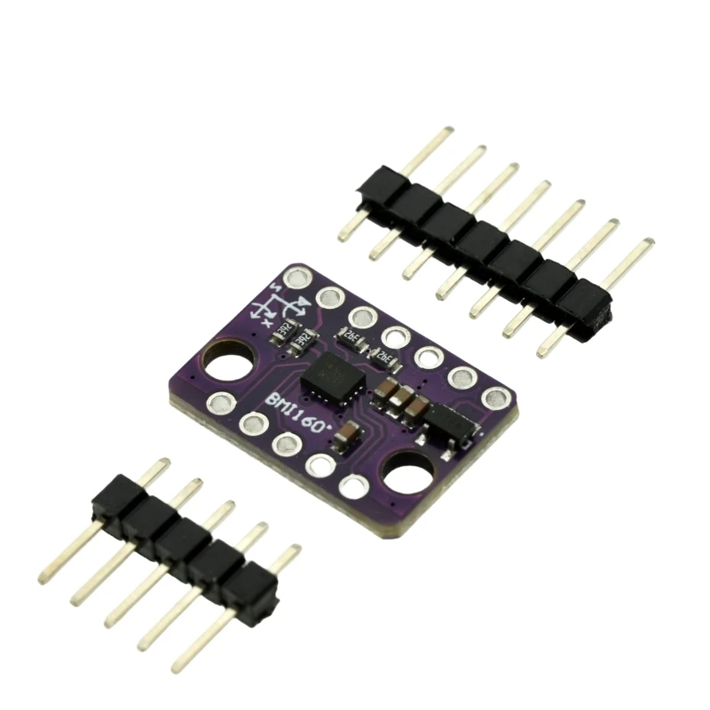 BMI160 GY-BMI160 6DOF Módulo de sensor de acelerómetro de gravedad giroscópico de velocidad de 6 ejes Protocolo de comunicación IIC I2C SPI 3-5V - imagen 3