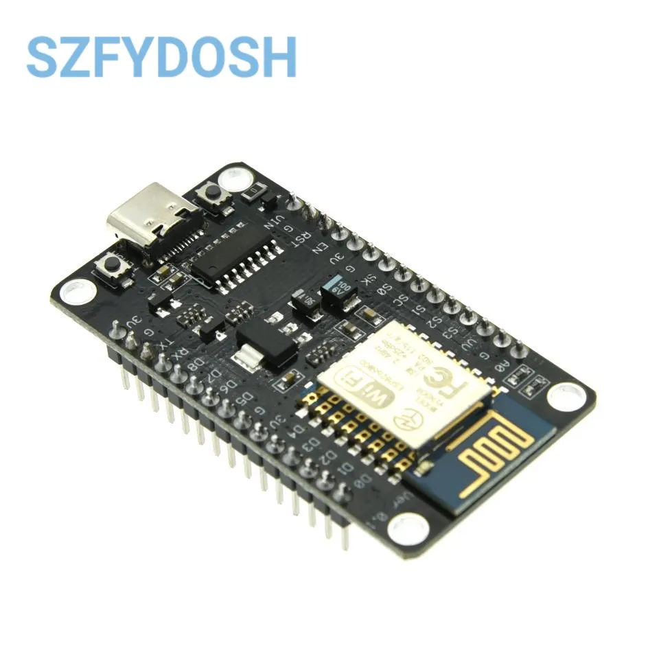 Módulo Wifi de puerto serie ESP8266, NodeMCU Lua V3, placa de desarrollo de Internet de las cosas, interfaz Micro USB TYPE-C CH340 - imagen 4