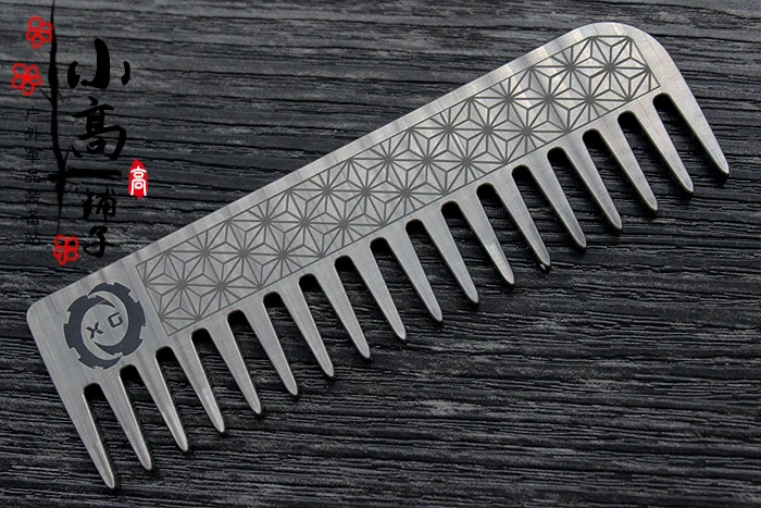 Peine hecho con precisión de aleación de titanio, regalo no electrostático y no alérgico - imagen 5