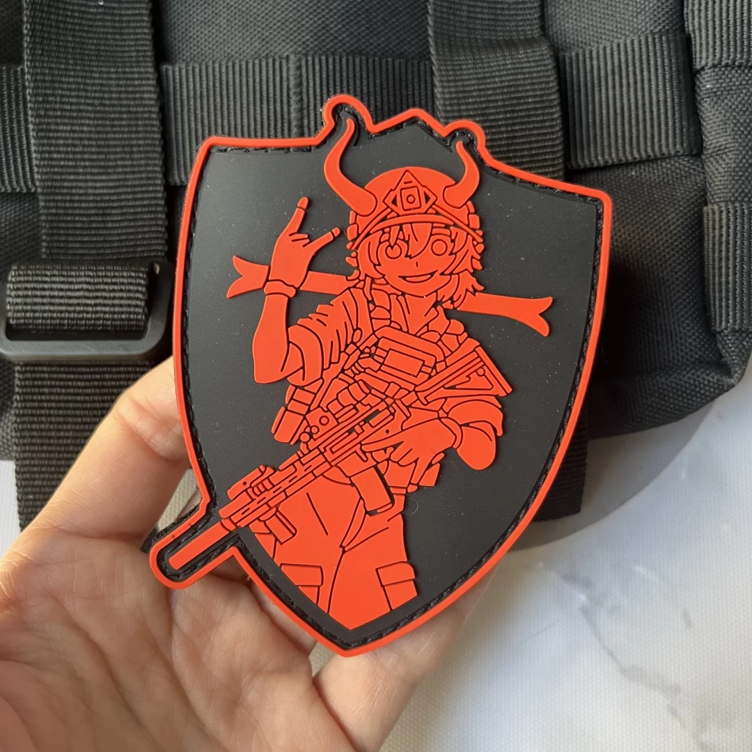 DEVGRU, insignia de moral de PVC con sello azul marino, parches tácticos de gancho y bucle para ropa, brazalete militar, pegatina, mochila, sombreros - imagen 3